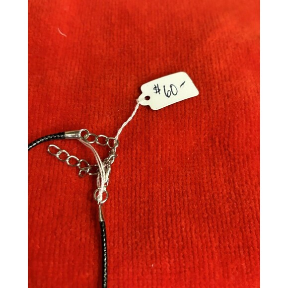 Lampwork Sea shell Multi-colored Glass pendant Necklace NEW - Picture 3 of 11